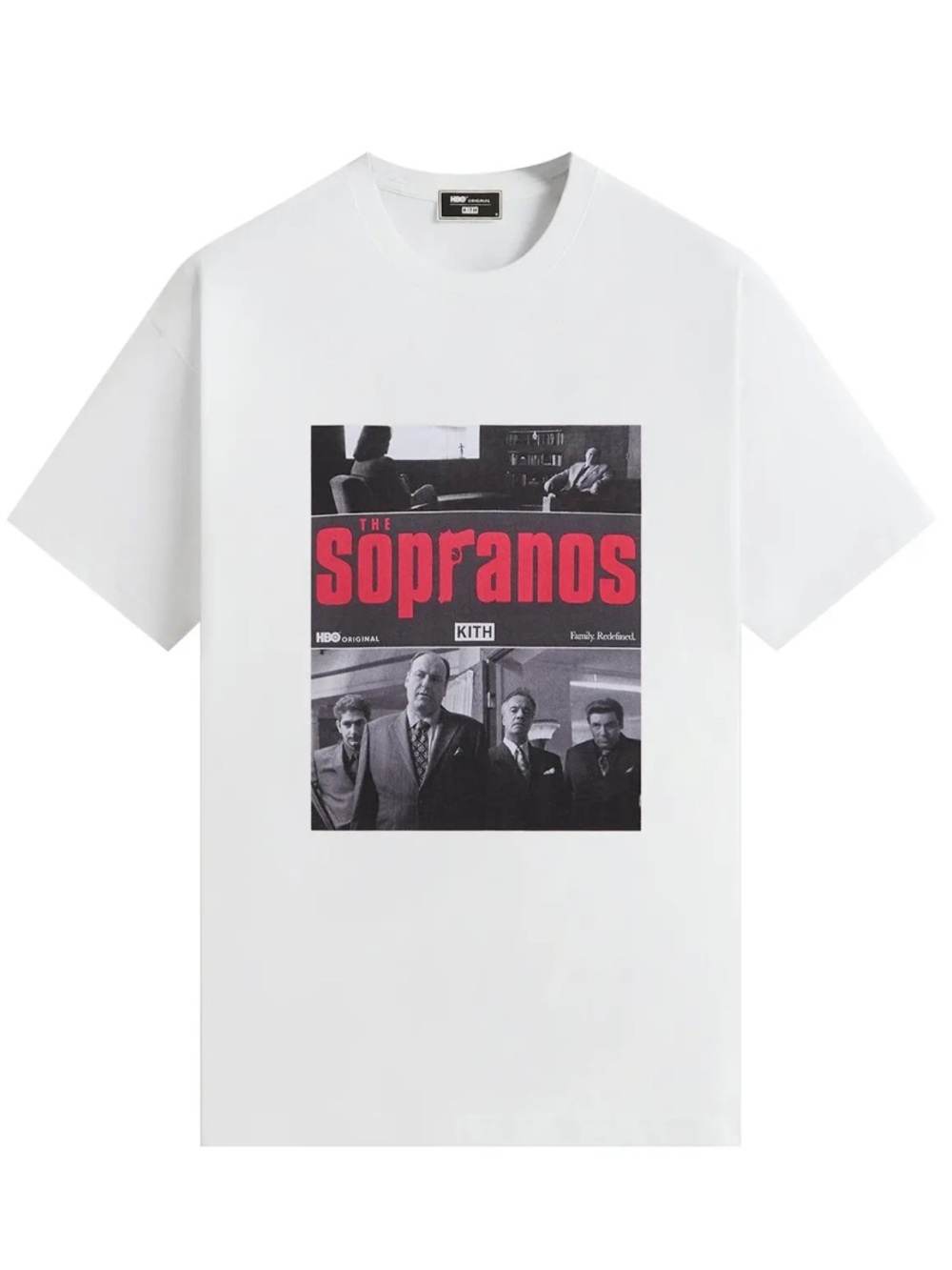 KITH x The Sopranos Family Redefined Vintage White Graphic T-Shirt- L- NWT